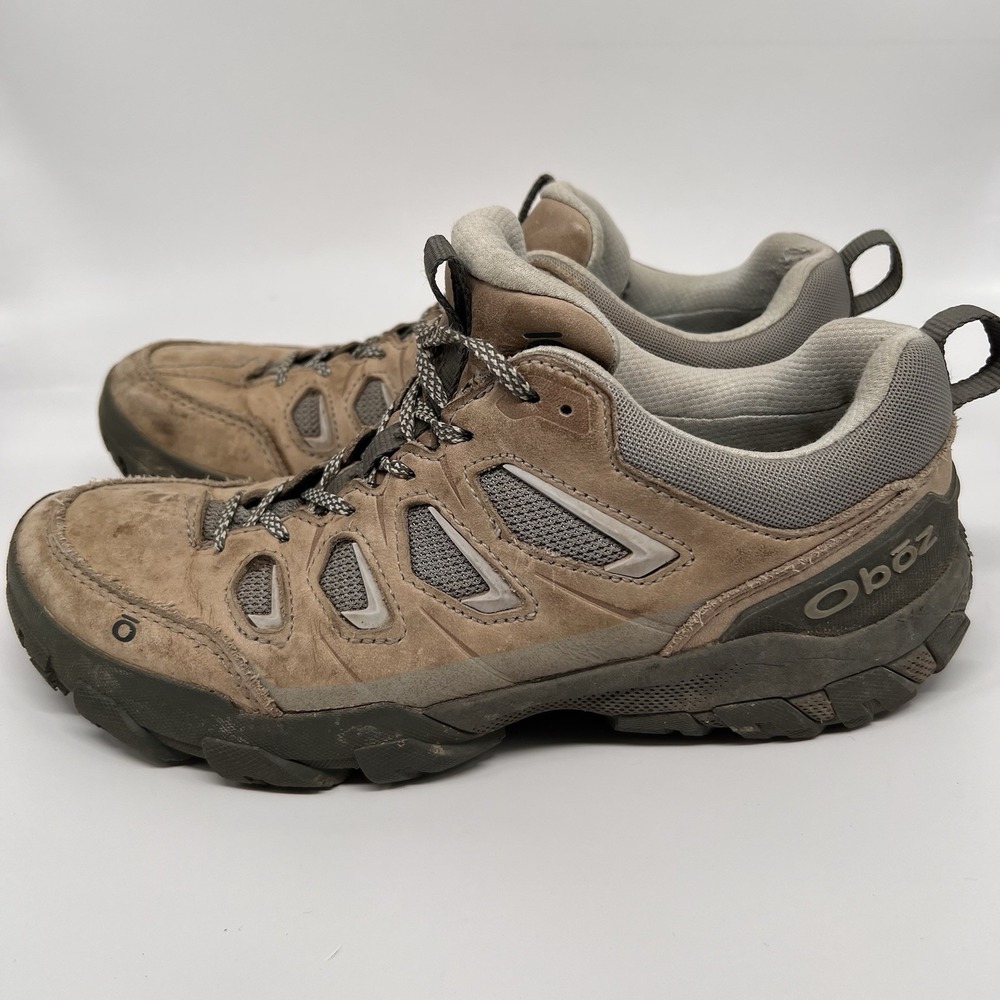 Oboz Sawtooth X Low B-Dry Womens Size 9 Brown Waterproof Hiking Trail Shoes Read